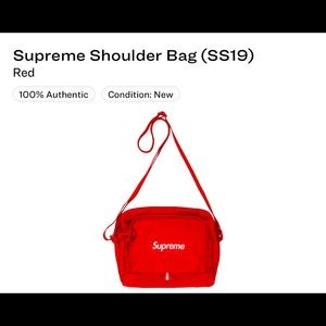 Supreme Shoulder bag (SS19) - Red
